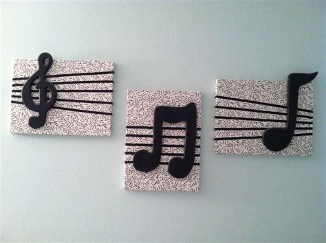 Pin By Katie Garcia On Diy Music Crafts Music Notes Wall Art Music
