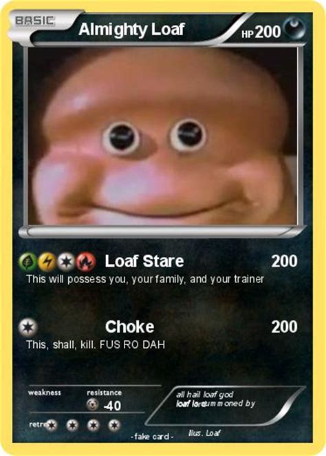 Pokémon Almighty Loaf 1 1 Loaf Stare My Pokemon Card
