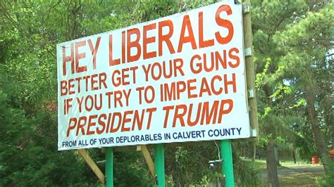 Pro Trump Maryland Billboard Warns Liberals To Get Your Guns If