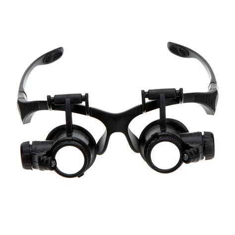 10x 15x 20x 25x binocular loupe glasses magnifier magnifying glass with led light for jewelry