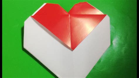 How To Make An Origami Heart With A Pocket Youtube