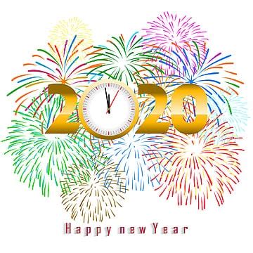 Feliz Año Nuevo 2020 PNG Imágenes Transparentes Vectores y Archivos