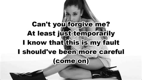 Ariana Grande One Last Time Lyric Video Youtube