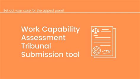 Work Capability Assessment Tribunal Submission Tool YouTube