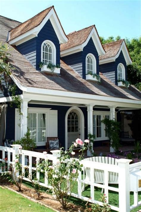Beautiful Coastal And Blue Exteriors The Happy Housie House Exterior