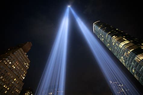 911 Light Tribute To Take Different Shape The New York Times