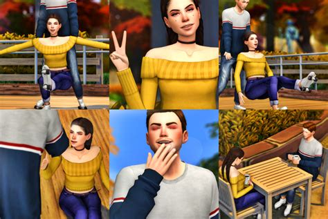 Sandy Sims Ts4 Skate Date Pose Pack The Sims 4