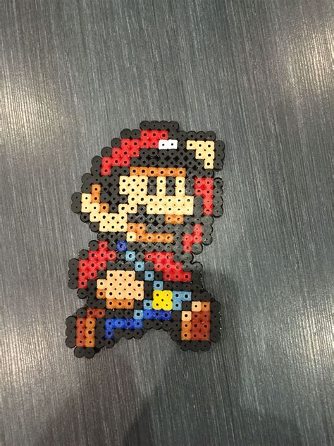 Super Mario Bros Nintendo Perler Bead Pixel Art 8 Bit Perle Fusible à