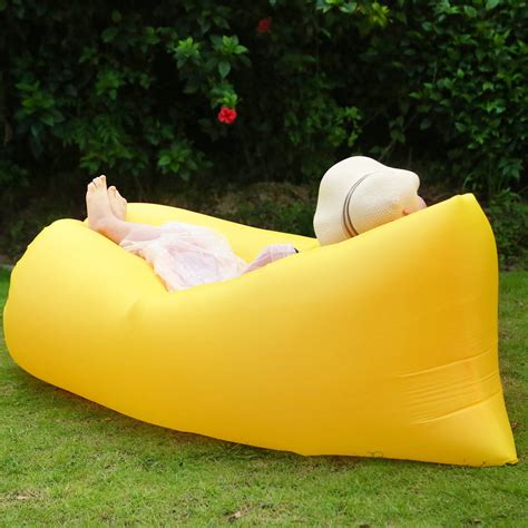 Imountek Inflatable Lounger Air Sofa Lazy Bed Sofa W Portable