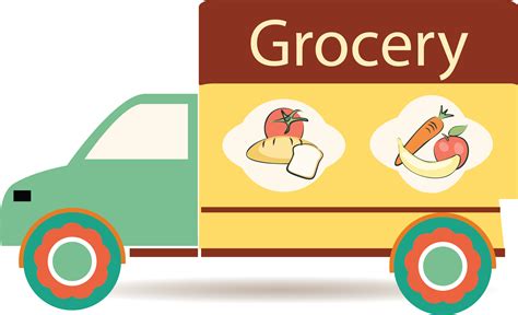 Grocery clipart grocery truck, Grocery grocery truck ...