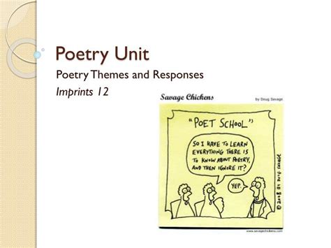 Ppt Poetry Unit Powerpoint Presentation Free Download Id2847974