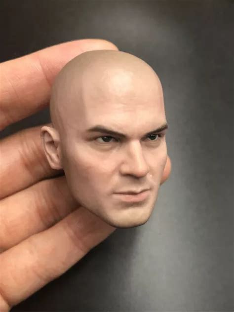 16 Scale Male Bald Head Sculpt Model For 12 Action Figure 2599 Picclick