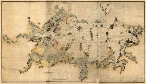 1770 Map Boston Harbour With The Surroundings Andc Bostonboston Mass
