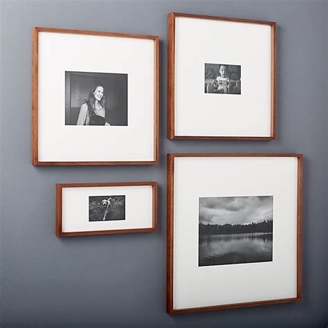 gallery walnut picture frames cb2