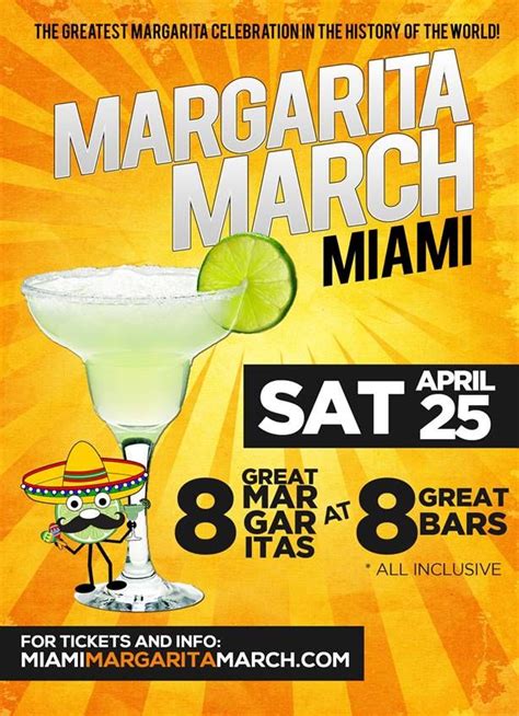 Events Calendar Margarita South Florida Event Calendar