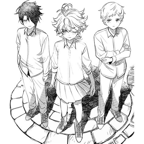 The Promised Neverland Coloring Pages Free Printable Coloring Pages