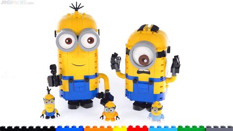 Lego Brick Built Minions And Their Lair Review 75551 Youtube
