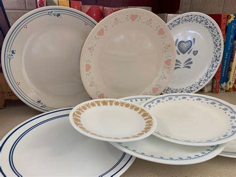 Vintage And Discontinued Corelle Small Plates Various Patterns Etsy