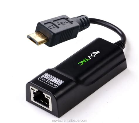 Professional Micro Usb To Ethernet Rj45 Female Network Lan Adapter