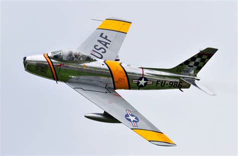 North American F 86 Sabre Fighter Jet Military Machines