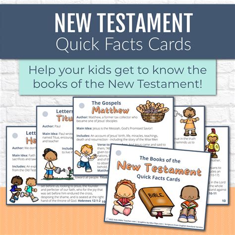 Books Of The New Testament Kids Bible Teacher