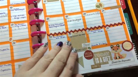 Plan With Me Monthly Layouts In My Mambi Happy Planner Youtube