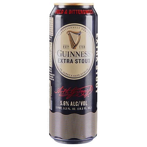 Guinness Extra Stout 192 Oz Can Applejack