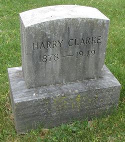 Harry Clarke Find A Grave Memorial