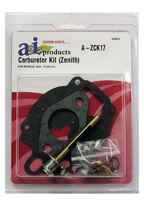 Ai Zck17 Carburetor Kit Basic Zenith Viton For Allis Chalmers Trac