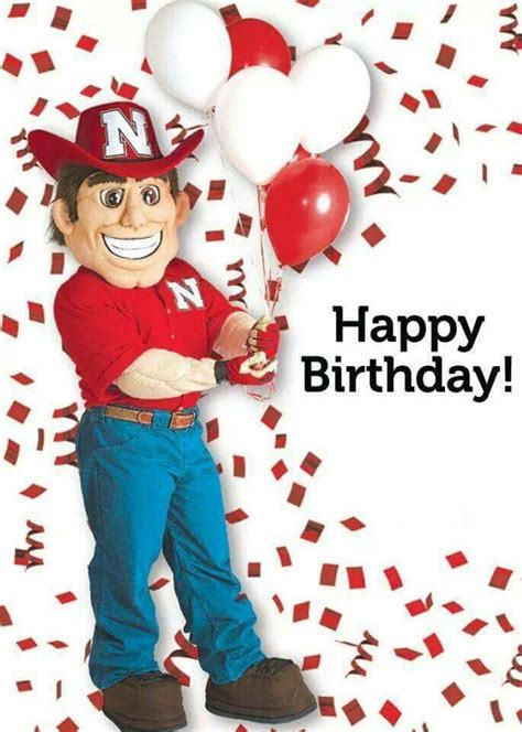 Pin By Denise Price On Husker Football Happy Birthday To You Happy