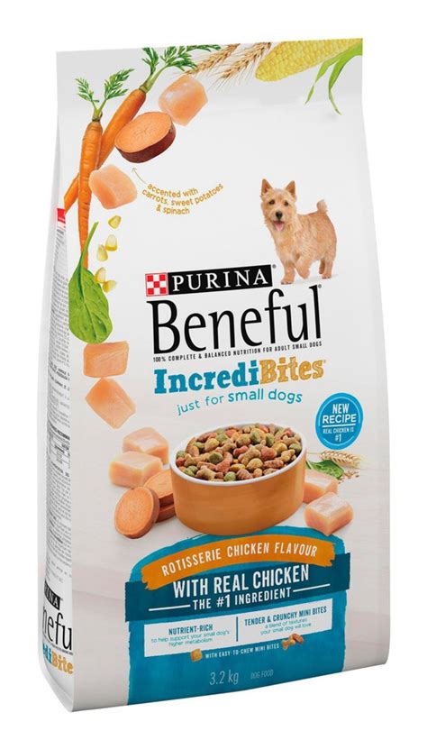 The wide variety of dog foods has been created to suit every type of dog at different stages of growth. Incredibites chicken dog food Beneful 3.2 kg delivery ...