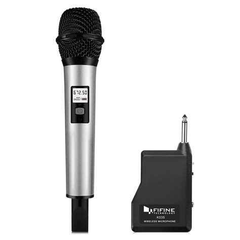 Fifine K035 Wireless Handheld Microphone With Receiver Microphone