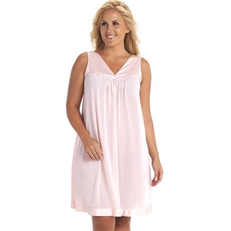 Vanity Fair Women's Sleeveless Nightgown - Clothing - Women's Clothing ...