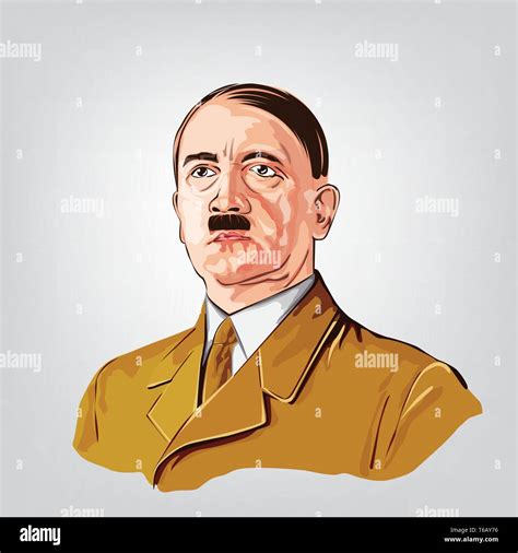 Adolf Hitler Simplified Vector Stock Vector Image And Art Alamy