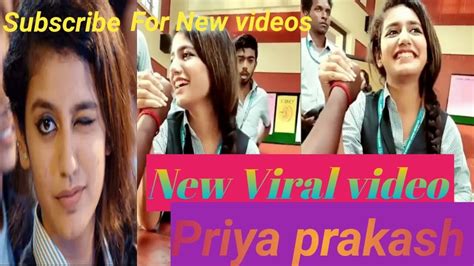 Social media viral achieved more than 3 priya prakash varrier is a malayalam actress and model, known for winking briefly in a video clip that. Priya prakash new video viral - YouTube