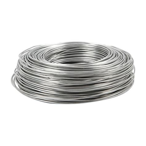 Aluminium Wire Thickness 2 Mm 100 M Silver Uk