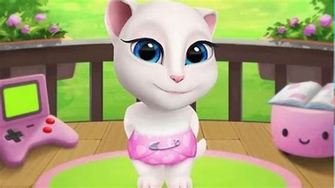 My Talking Baby Angela Great Makeover Toddler Size Level 5 Funny Cat