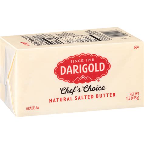 Darigold Chefs Choice Natural Salted Butter 1 Lb Wrapper Butter