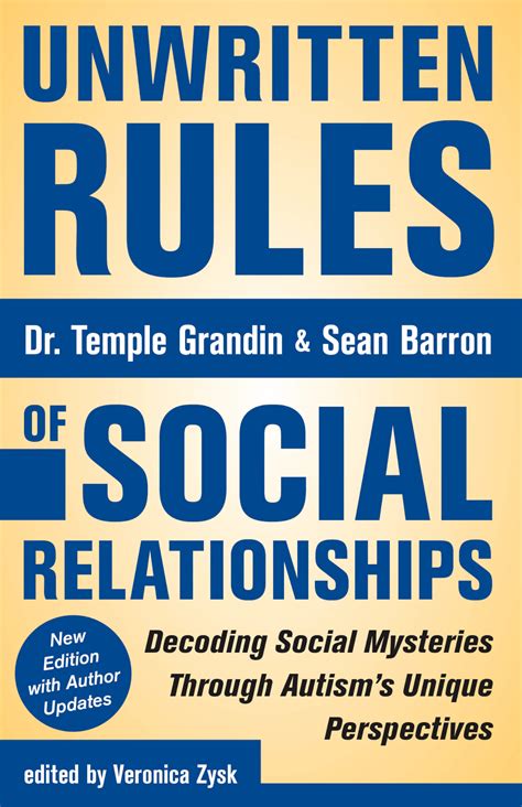Unwritten Rules Of Social Relationships 2nd Edition Autism Awareness