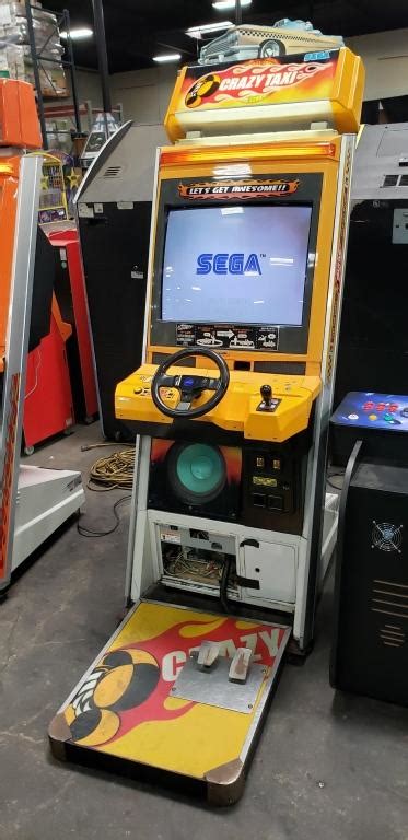 Crazy Taxi Upright Driver Arcade Game Sega 2