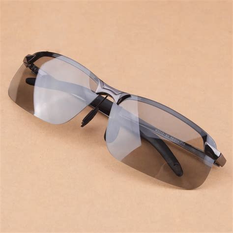 Citall Black Uv400 Men Polarized Photochromic Transition Lens Sunglasses Mens Outdoor Driving