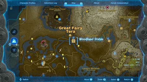 All Great Fairy Fountain Locations In The Legend Of Zelda Tears Of The