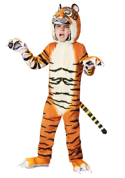 Realistic Tiger Childs Costume
