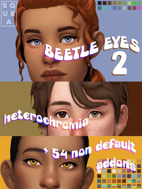 The Ultimate List Of Sims Eyes Cc Maxis Match Realistic Defaults