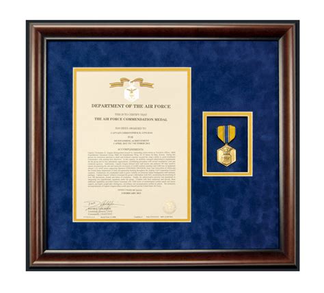 Framed Military Medals Vertical Certificate Frames Frame Military
