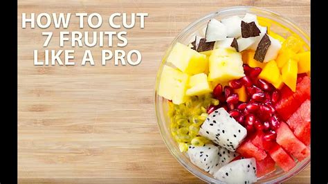 How To Cut Fruits Like A Pro I How To Video Youtube