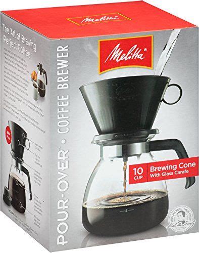 Melitta 640616 Coffee Maker 52 Oz Glass Carafe Camping Coffee Maker