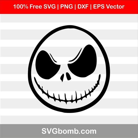 Jack Skellington SVG Cut File | SVGBOMB
