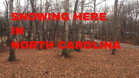 Snowing In North Carolina Youtube