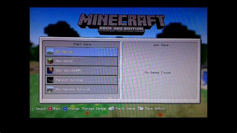 How To Copy Minecraft Servers For Xbox 360 Youtube